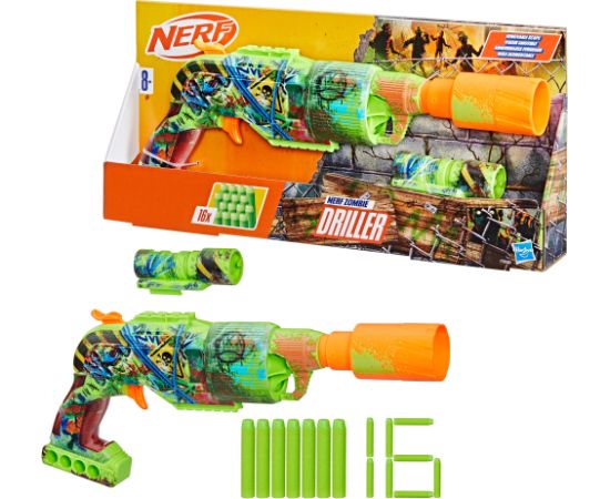 NERF Zombie бластер Driller