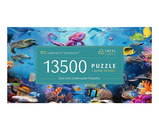 TREFL Prime Puzzle Zemūdens paradīze, 13500 gab.