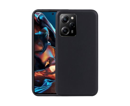 Fusion soft matte silikona aizsargapvalks Xiaomi Redmi Note 12 Pro | Poco X5 Pro 5G black