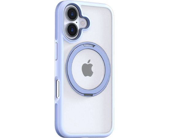 Torras Ostand R Fusion Series Case for iPhone 16 (light blue)