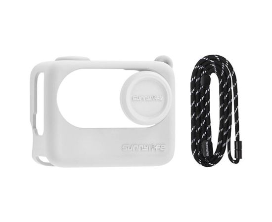 Lanyard + Silicone Case Sunnylife for Insta360 GO 3S (white)