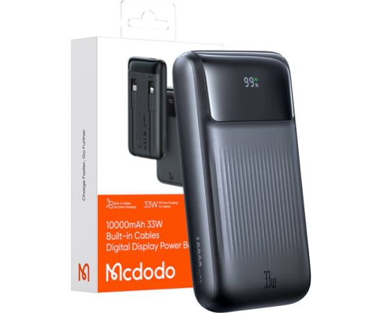 Power Bank Mcdodo MC-0231 Digital Dis 10000mAh, 33W (czarny)