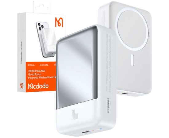 Mcdodo MC-5020 Magnetic Power Bank 20000mAh, 20W (white)