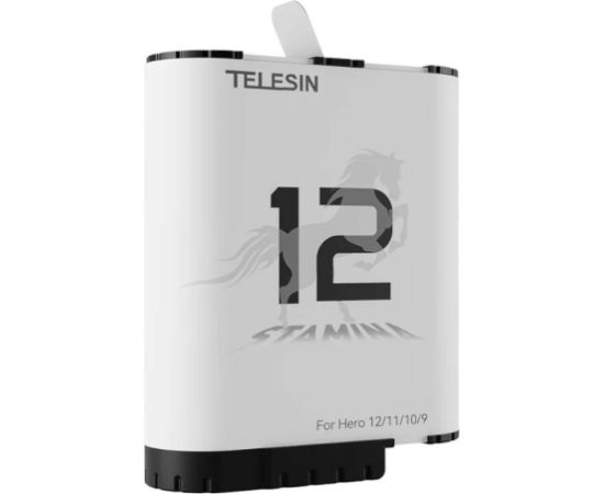 High performance stamina battery TELESIN  for GoPro Hero 12/11/10/9