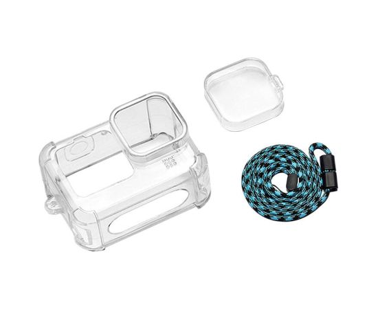 Case with Lens Cap and Neck Strap PULUZ for GoPro Hero 9 / 10 / 11