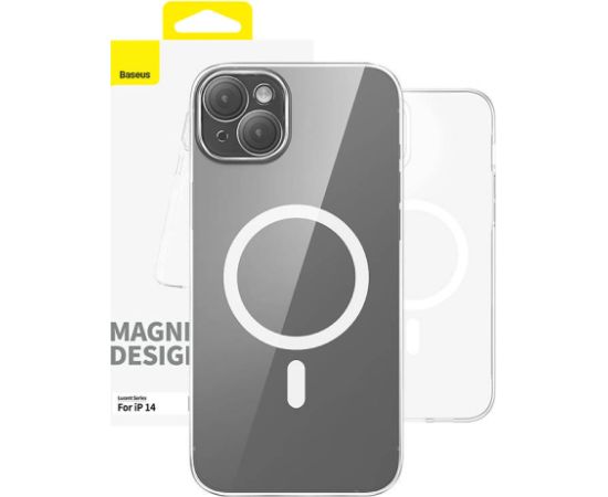 Magnetic Phone Case for iP 14 Baseus OS-Lucent Series (Clear)