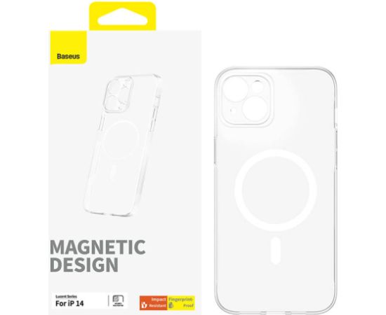 Magnetic Phone Case for iP 14 Baseus OS-Lucent Series (Clear)