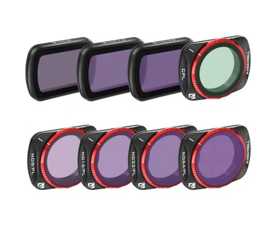 Set of 8 filters Freewell DJI Osmo Pocket 3