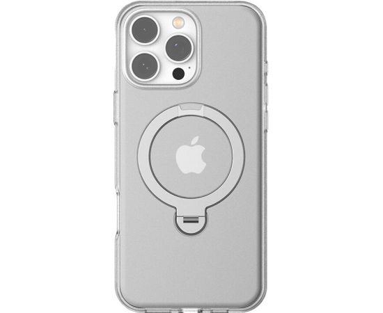 Torras Ostand Spin Series Case for iPhone 16 Pro (Transparent)