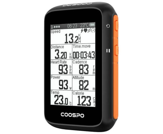 Bike Computer Coospo BC200 compatibile with z: Strava, Trainingpeaks etc.