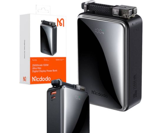 Power Bank Mcdodo MC-0561 Digital Dis 25000mAh,100W (black)