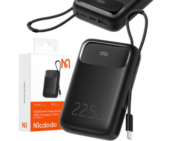 Power Bank Mcdodo MC-3243 10000mAh, 22.5W to C (black)