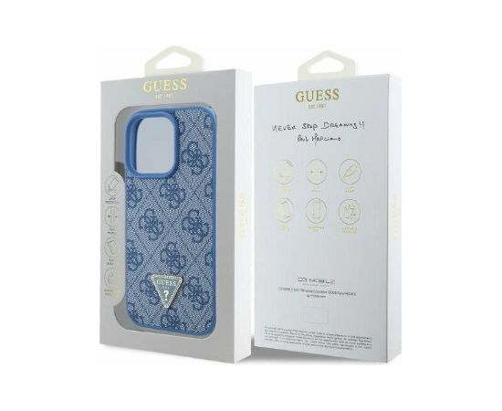 Guess GUHCP16LP4TDPB Aizmugurējais Apvalks Priekš Apple iPhone 16 Pro