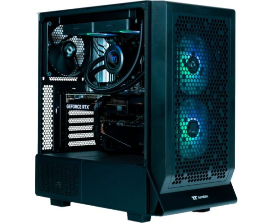 Thermaltake Toughline Liquid C300i, gaming PC (black/transparent, Windows 11 Home 64-bit)