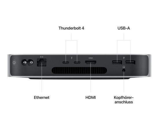 Apple Mac mini M2 8-Core CTO, MAC system (silver, macOS Ventura)