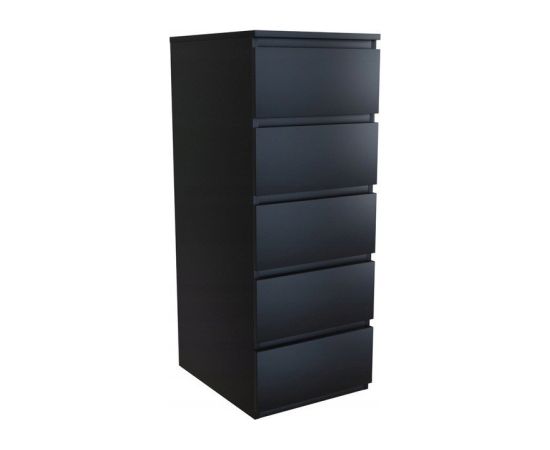 Top E Shop Topeshop W5 CZERŃ chest of drawers