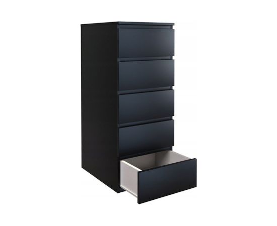 Top E Shop Topeshop W5 CZERŃ chest of drawers