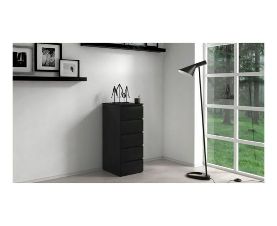 Top E Shop Topeshop W5 CZERŃ chest of drawers