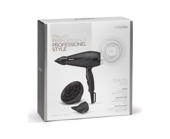 BaByliss 6710DE hair dryer 2100 W Black