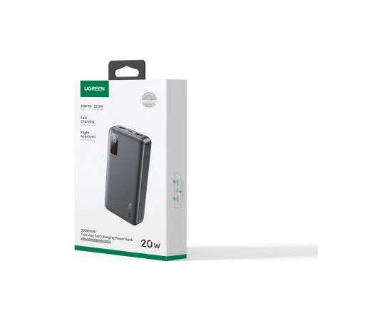 Внешний аккумулятор Power Bank Ugreen PB313 20W 20000mAh (25683) черный