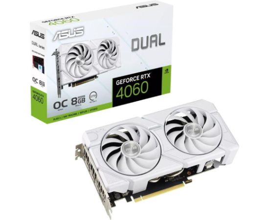 VGA PCIE16 RTX4060 8GB/RTX4060-O8G-EVO-WHITE ASUS