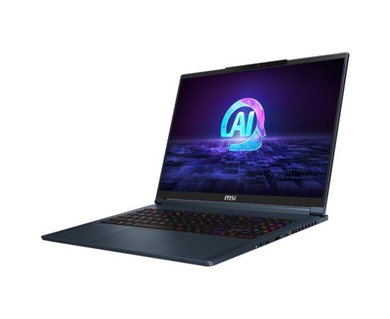 Notebook MSI Stealth 16 AI Studio A1VGG (20Y anniversary bundel) CPU  Core Ultra u9-185H 2300 MHz 16" 2560x1600 RAM 16GB DDR5 5600 MHz SSD 1TB NVIDIA GeForce RTX 4070 8GB ENG Card Reader Micro SD Windows 11 Pro Blue 1.99 kg STLTH16AISTDA1VGG-228NL