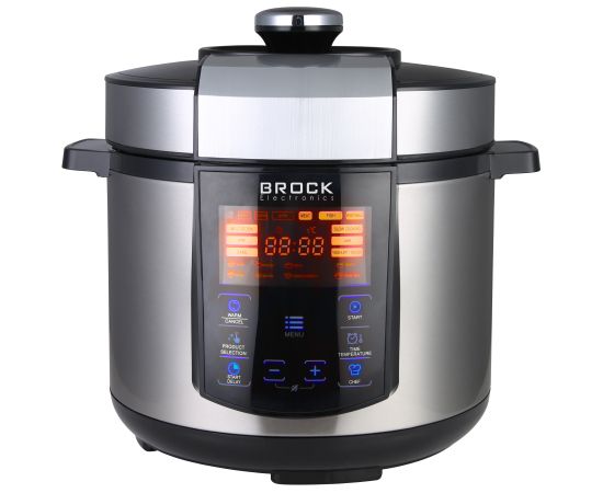 Brock Digitālais spiediena multivārāmais katls, 6 L, 1000W. 230V.