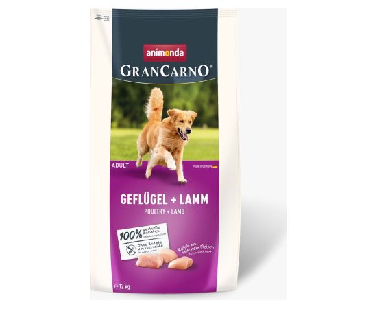 ANIMONDA Gran Carno Adult Poultry with Lamb - dry dog ​​food - 12 kg