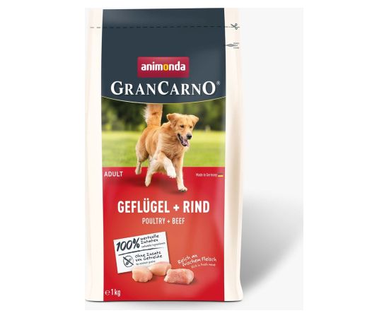 ANIMONDA Gran Carno Adult Poultry with Beef - dry dog ​​food - 1 kg