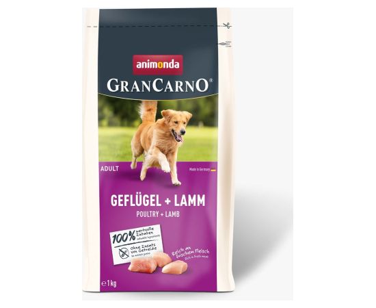 ANIMONDA Gran Carno Adult Poultry with Lamb - dry dog ​​food - 1 kg