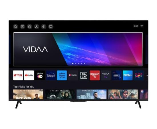 TV Set TOSHIBA 55" 4K/Smart 3840x2160 Wireless LAN Bluetooth Android TV Black 55QV2463DG