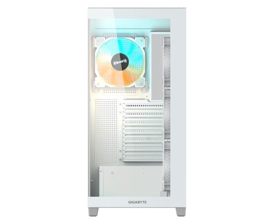 Case GIGABYTE MidiTower Case product features Transparent panel ATX MicroATX MiniITX Colour White GB-C500PIST