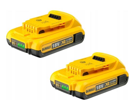 Dewalt DEWALT BATTERY 18V 2.0Ah DCB183D2 2 pcs.