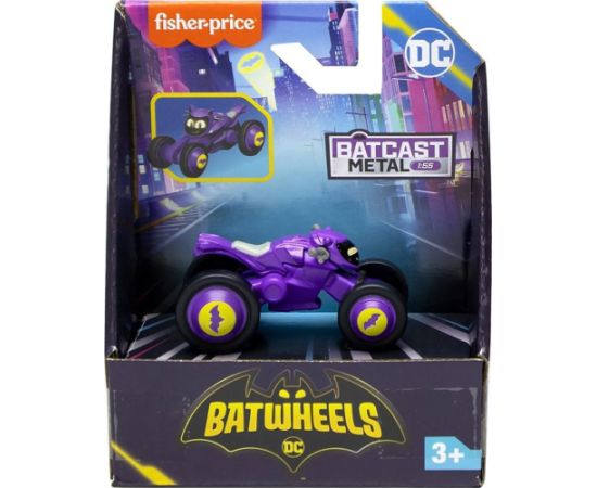 Mattel Fisher-Price® DC: Batwheels - Bibi The Batgirl Cycle (4-Wheeler) Vehicle (HXK50)