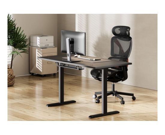 Adjustable Height Table Up Up Bjorn Black, Table top L Black