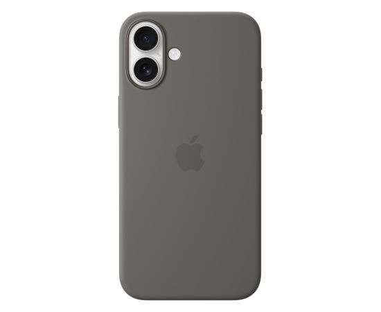 Apple iPhone 16 Plus Silicone Case with MagSafe Stone Gray