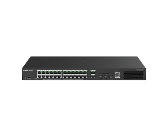 Ruijie RG-ES228GS-P ~ Gigabit pārvaldāms PoE komutators 24GE(PoE)+2GE(Uplink)+2SFP(PoE 370W)