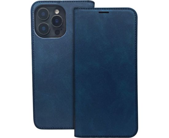 iLike Samsung  Galaxy A15 4G / A15 5G Smart Suede case Navy Blue