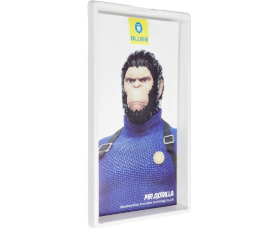 Bluestar BlueO 5D Mr. Monkey Glass aizsargstikls pilnam ekrānam Apple iPhone 16 Pro Max melns