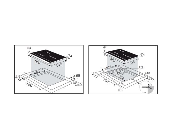 Built-in induction hob De Dietrich DPI4420B