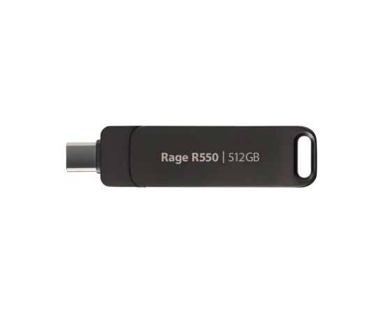 Patriot Rage R550 512GB Dual USB A+C, Alu, 100MBs