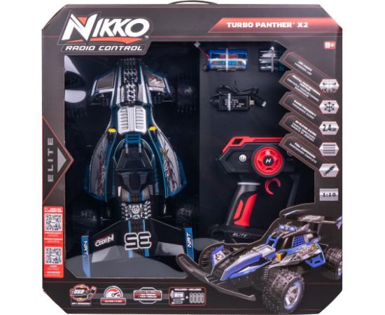 NIKKO Turbo Panther X2, машинка на радиоуправлении, масштаб 1:10