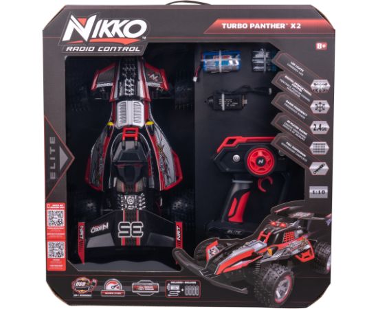 NIKKO Turbo Panther X2, машинка на радиоуправлении, масштаб 1:10