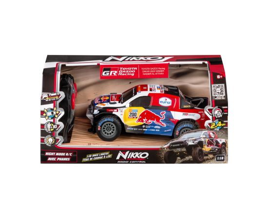 NIKKO R/C Automašīna Dakar Toyota Gazoo Racing - Al-Attiyah, mērogs 1:18