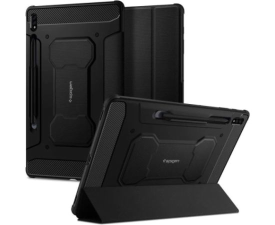 Spigen Rugged Armor PRO Чехол - книжка для Samsung Galaxy Tab S7+/S8+ 12.4"