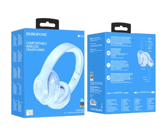 OEM Borofone Headphones BO24 Gratified bluetooth blue