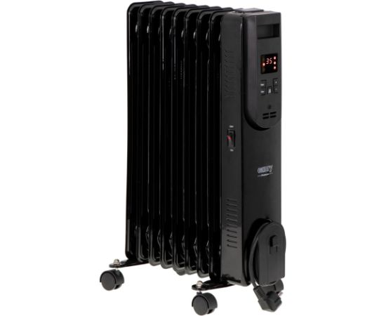 Adler Electric oil heater with remote control CAMRY CR 7810 9 ribs black