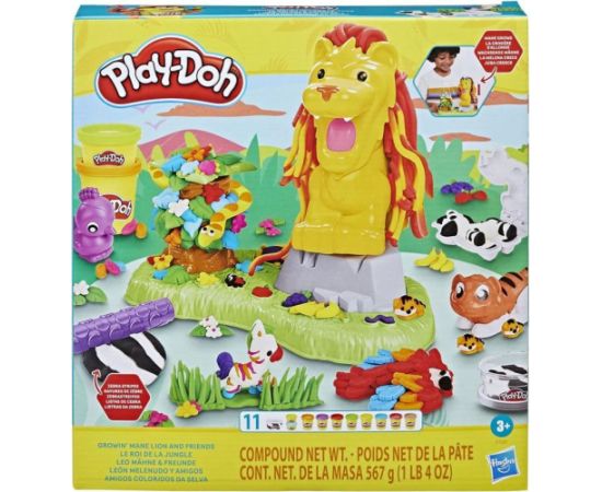 Hasbro Play-Doh - Growin Mane Lion And Friends (F7221)