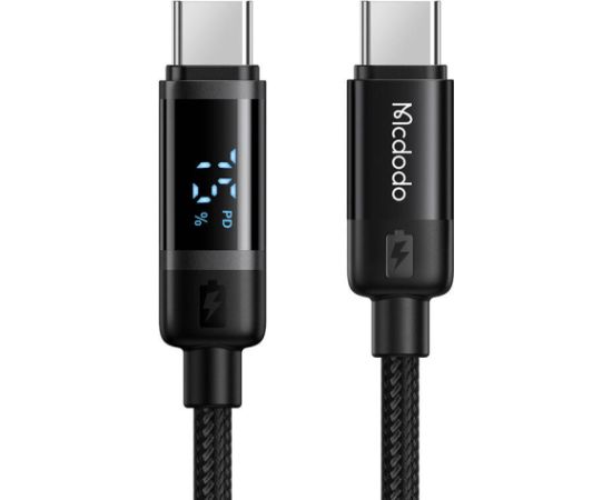 Mcdodo CA-5780 USB-C to USB-C 60W data cable 1.2m (black)