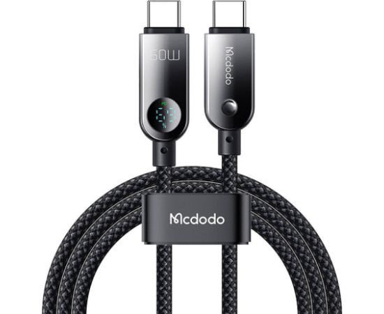 Mcdodo CA-4780 USB-C to USB-C 60W data cable 1.2m (black)